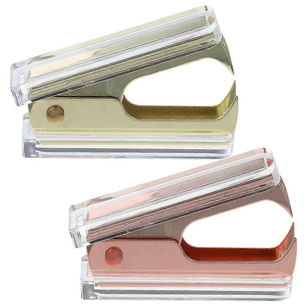 Mini Staple Remover Tool Small Stapler for Daily Use 4Pcs Set