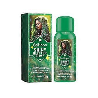 Farve lysende glitter spray, fest hår kropsspray shimmer fremhæve lysende glitter spray