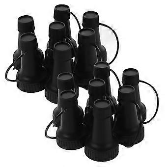 Portable Plastic Bead Container Cap for Storage 20Pcs Kids Toy Bottle Cap