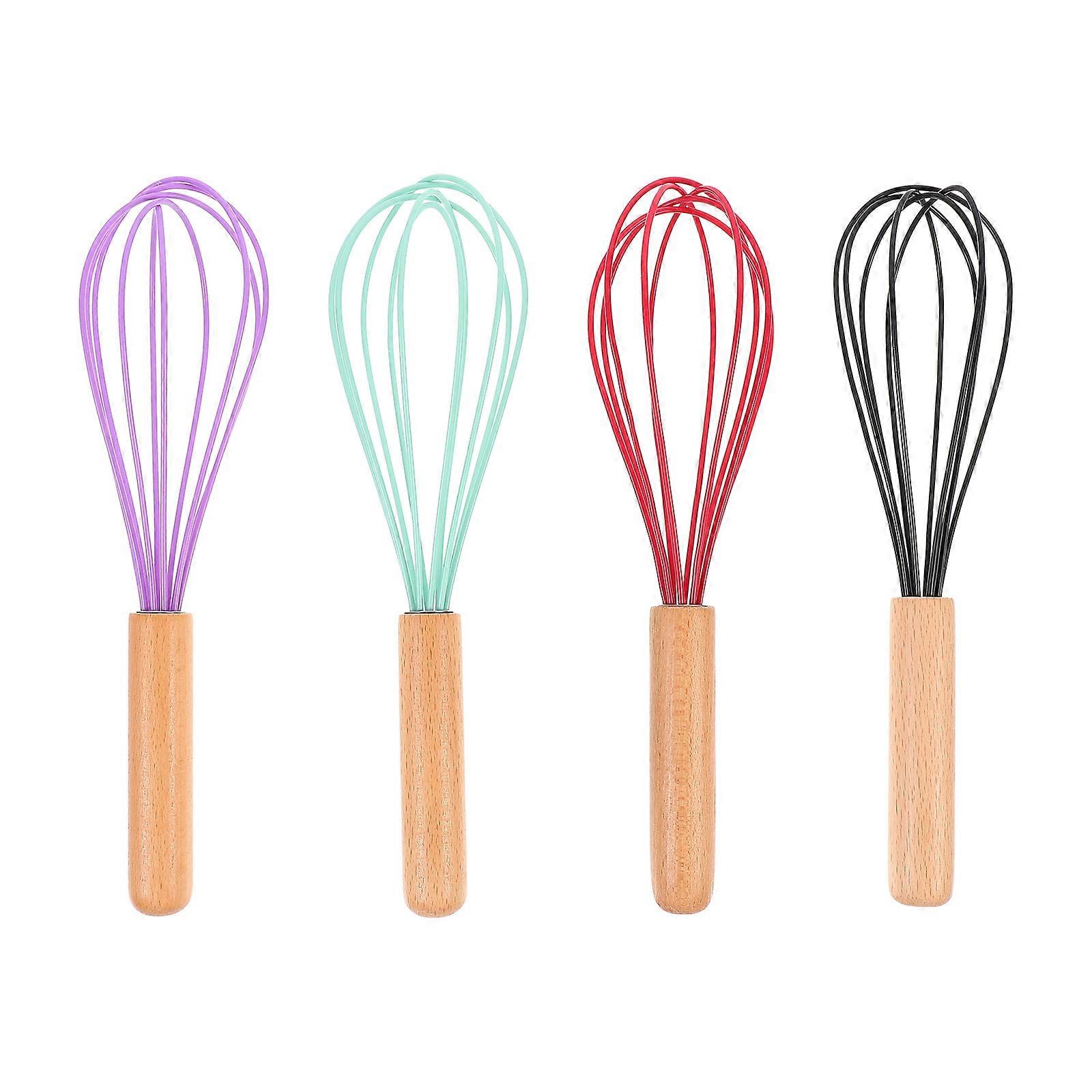 Handheld Egg Beating Stirrer for Baking and Cooking 4Pcs Household Set