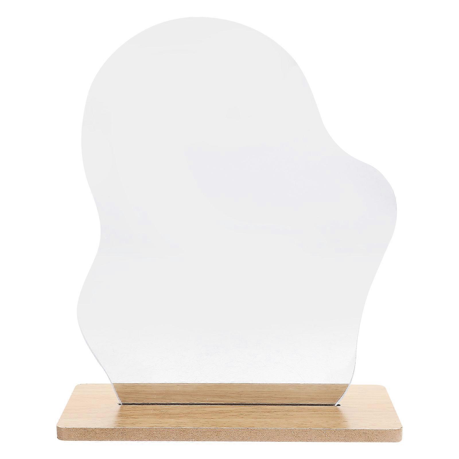 Cloud Mirror Portable Table Mirror with Stand for Home 1Set