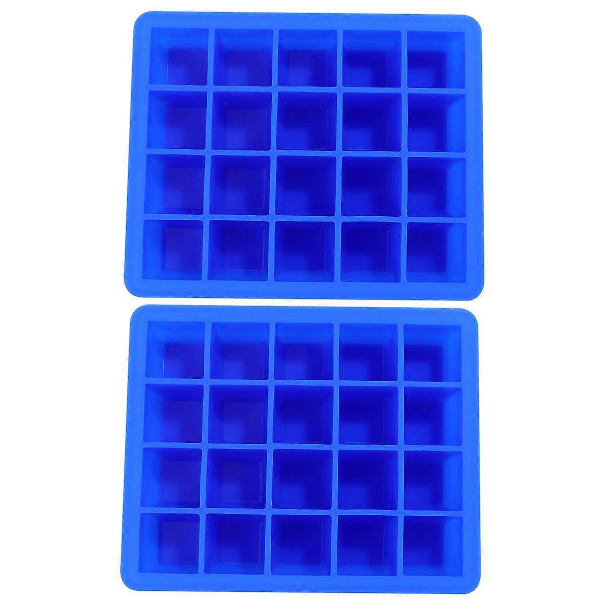 Blue Kitchen Ice Mold for Ice Making 6Pcs Practical Silicone Box