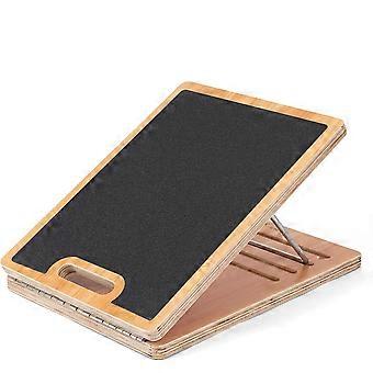Portable Wooden Slant Board - Adjustable Incline Board and Calf Stretcher, Professional Slant Board for Calf Stretching, Calf Stretch Portable Board