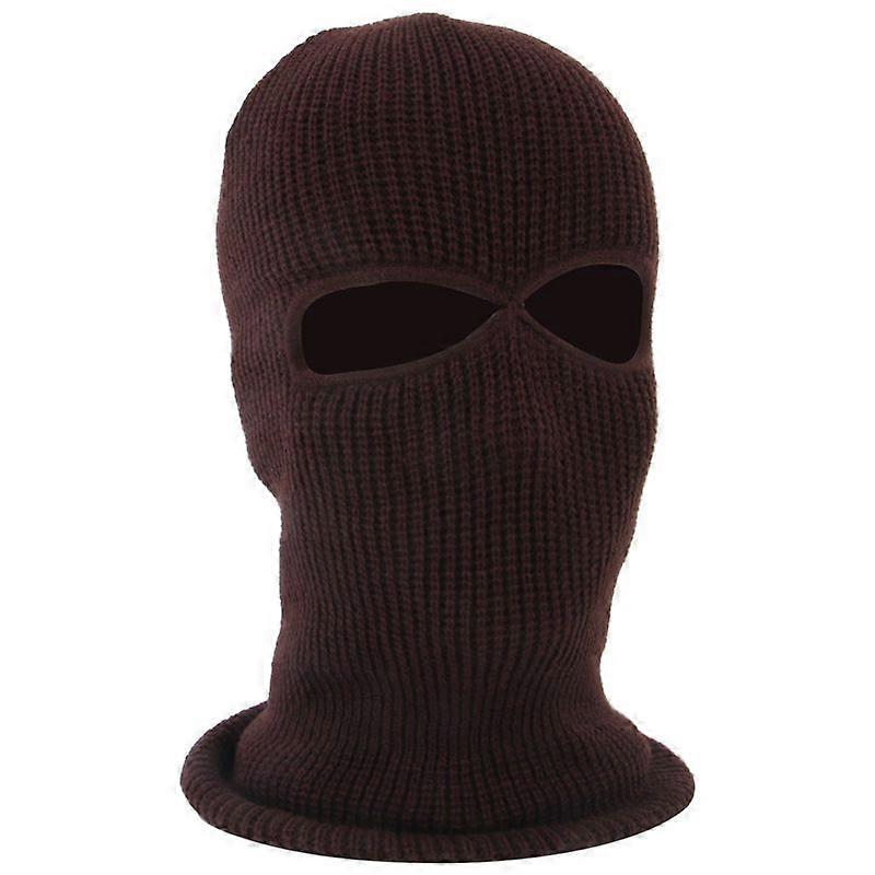 2 Hole Balaclava Full Face Windshield B1109-51(brown)