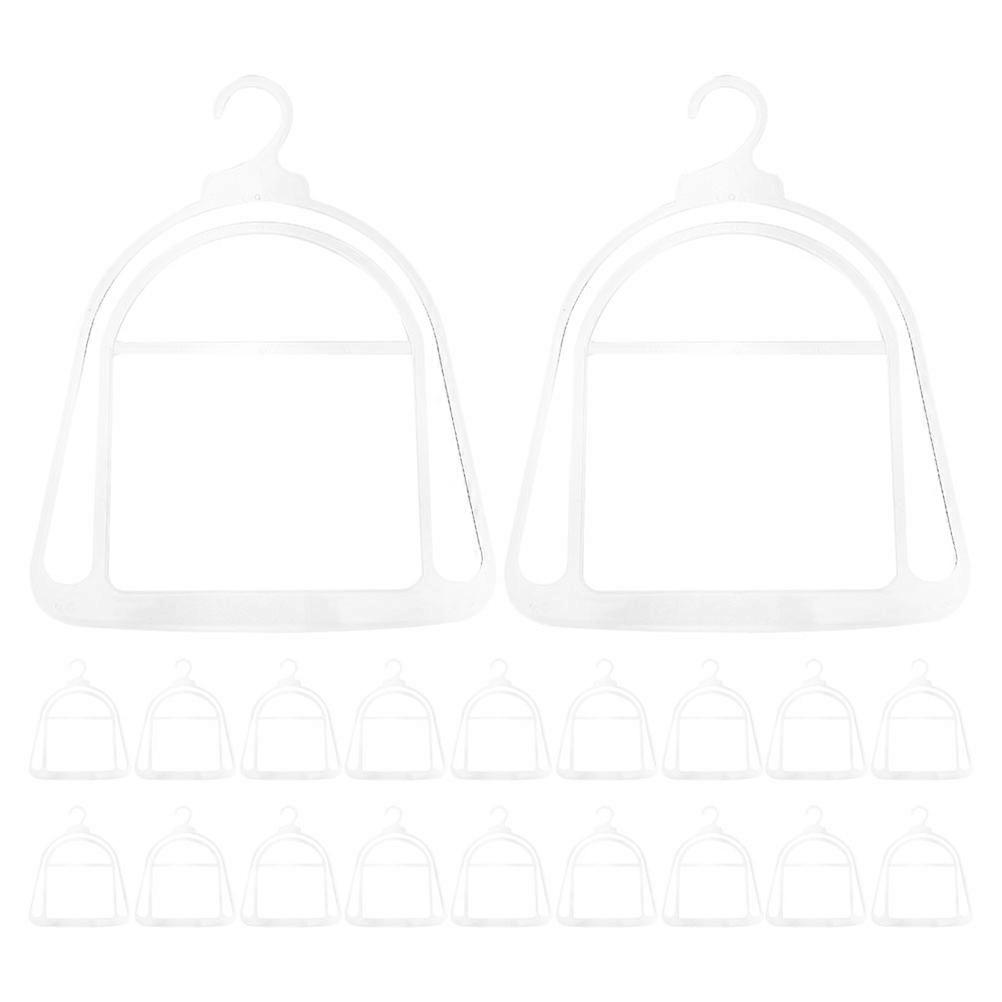 20Pcs Hat Rack Hanger for Storage Clear Plastic Baseball Cap Organizer