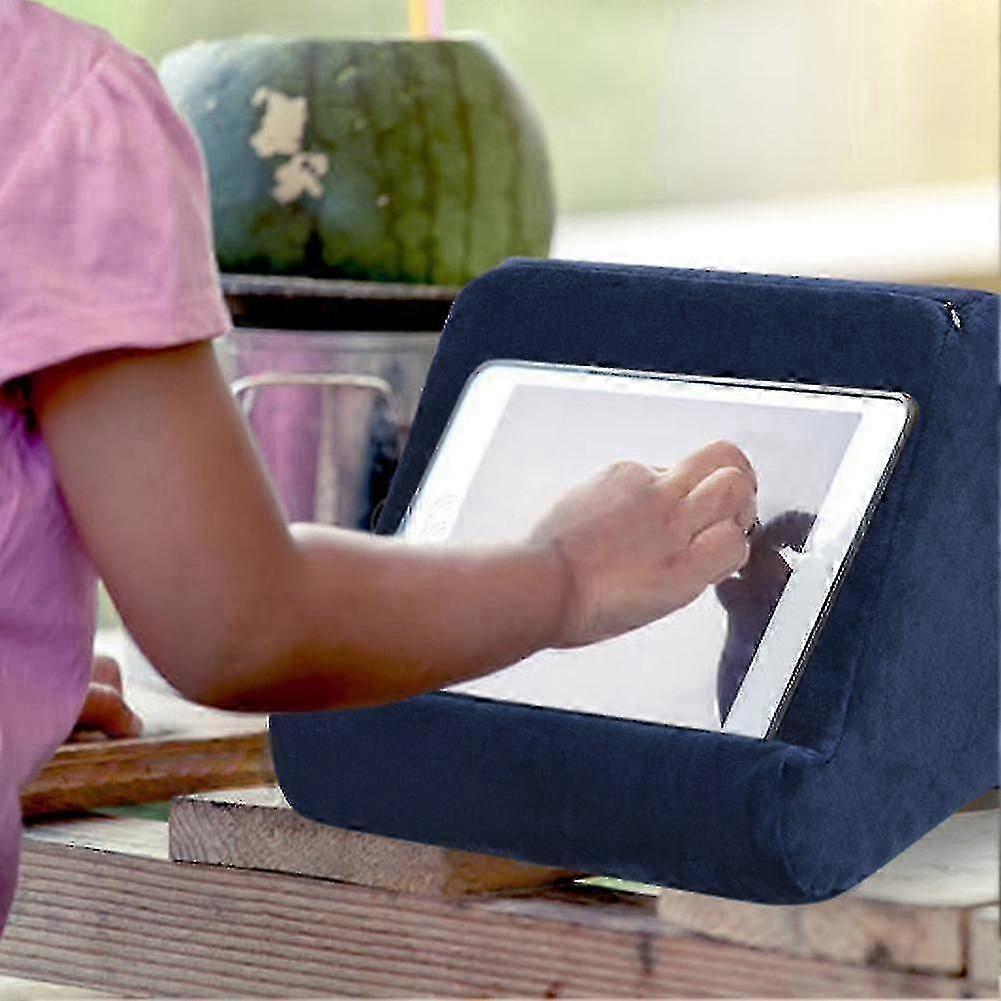 Soft tablet rest cushion,multi-angle ipad stand holder with net bag [MI]