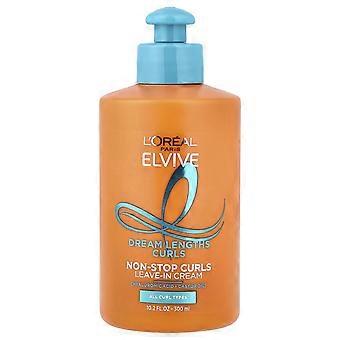L'Oréal, Elvive, Dream Lengths Curls, Leave-In Cream, 10.2 fl oz (300 ml), 2-Pack