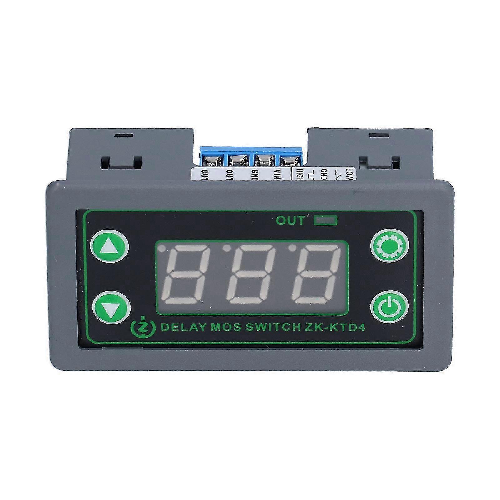 Delay Module Digital Trigger Cycle Timing Delay Module LED Relay Board compatible with Industrial Control Electronic Equipment