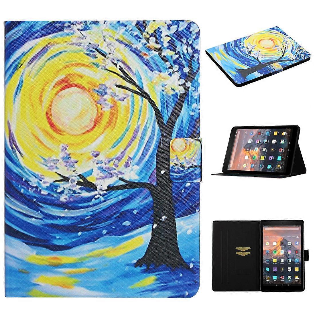 For Amazon Kindle Fire HD10 (2017) Leather Case