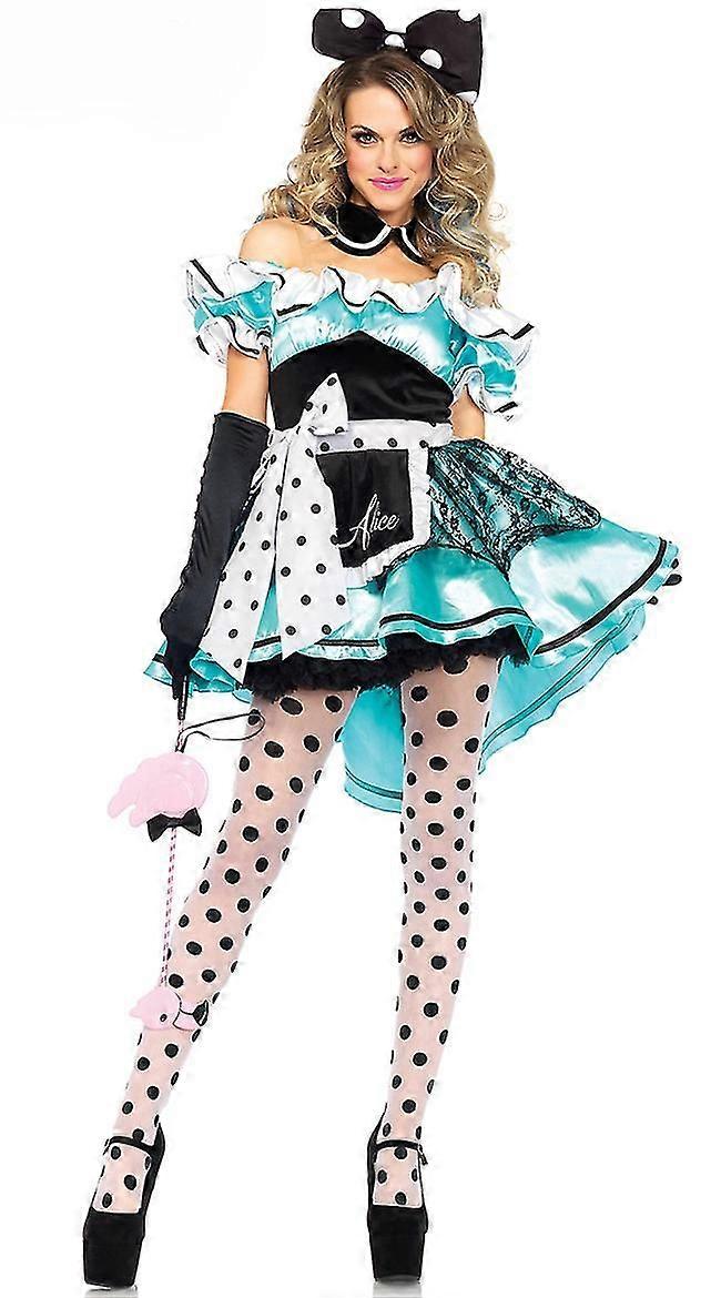 alicia en el país de las maravillas vestido de alicia en el país de las maravillas disfraz de cosplay disfraz sexy para mujer adulta fiesta de espectáculo halloween mascarada de carnaval de alicia en el país de las maravillas vestido de alicia en el país de las maravillas disfraz de cosplay disfraz sexy para mujer adulta fiesta de espectáculo halloween mascarada de carnaval de