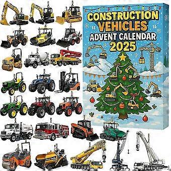Construction Vehicles Advent Calendar 2025