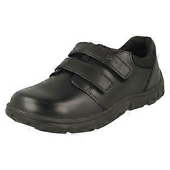 Boys Startrite Smart Light Weight School Shoes Origin - Black Leather - UK Size 13.5H - EU Size 32.5 - US Size 1.5