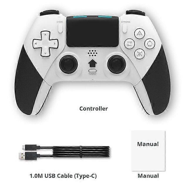 Bluetooth Wireless Controller compatible withPS4 Controller Gamepad compatible withPC Joystick compatible withPS4/PS4 Pro/PS4 Slim Game Console