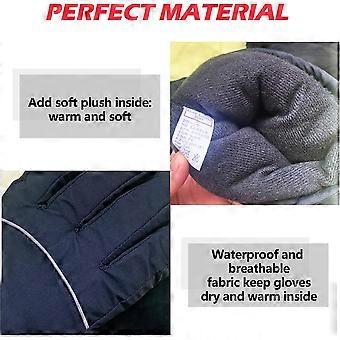 Heated Gloves for Men Women, Waterproof Thermal Touchscreen Gloves, Fast Heating Battery Powered for Outdoor Sports, 3xAA Batteries Not Included