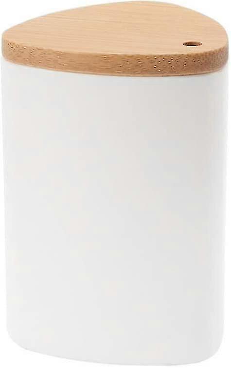 Pp Toothpick Dispenser With Bamboo Lid