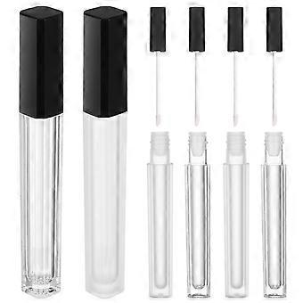 6pcs 5ml Labial Glair Tube DIY Labial Glair Tube Empty Lip Tube Portable Lip Gloss Tube