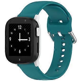 For Xplora X6 Play/X6 Children High Quality Silicone Watch Replacement Wristband Turquoise