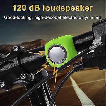 Fgao 1 Pcs Bike Horn, 120db Electric Bike Horn, Loud Bicycle Horns, Safety(green)