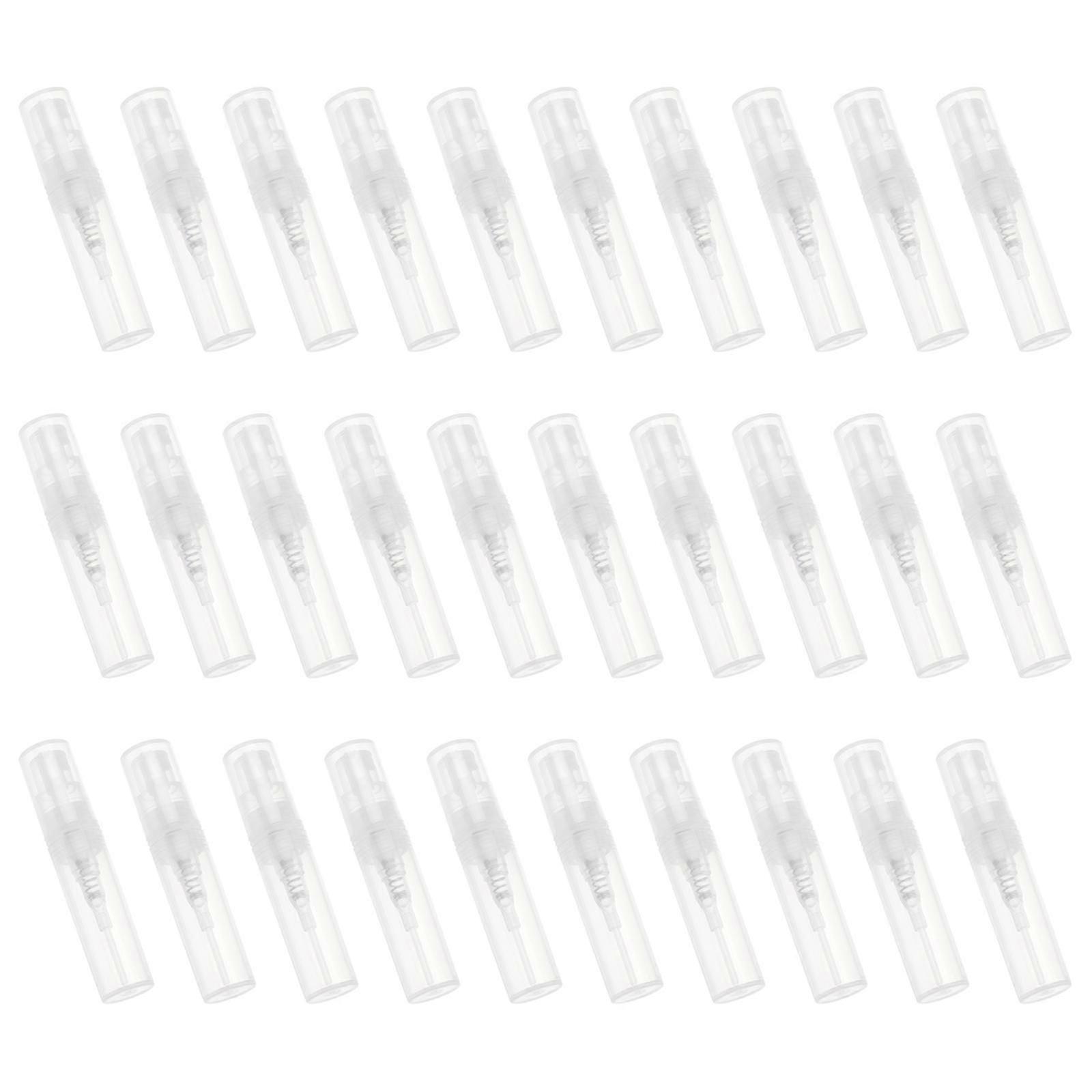 Plastic Empty Spray Bottle Mini Spray Bottle for Storage 30Pcs 2Ml Transparent