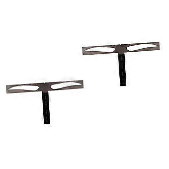 Eyebrow Shaping Tool with Adjustable Ruler and Symmetrical Stencils for Beginner Friendly Brows