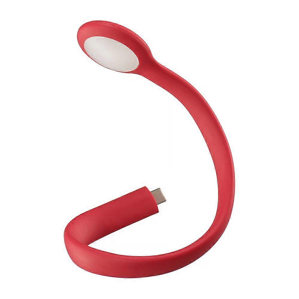Flexable 30cm LED Usb Powered Reading Lamp Red