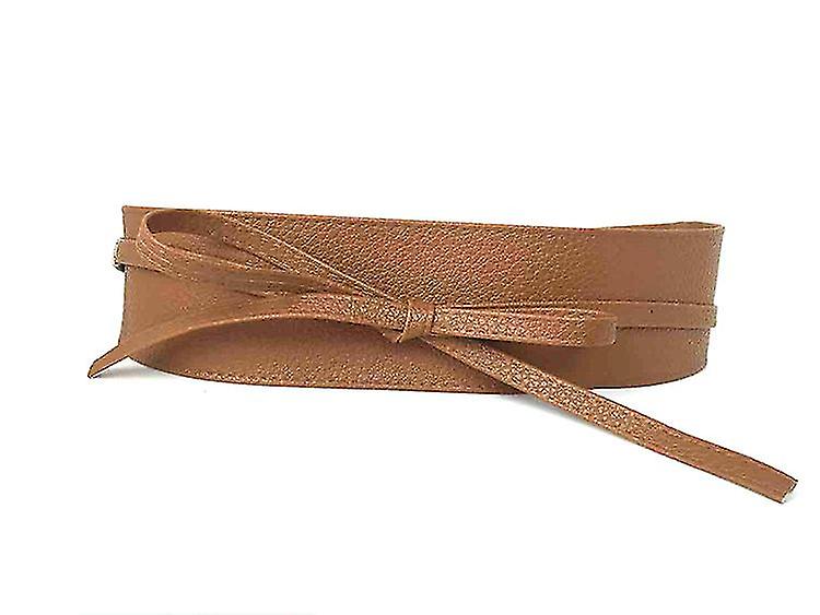 Women Wide Waist Belt Soft Faux Leather Belt Wide Wrap Around