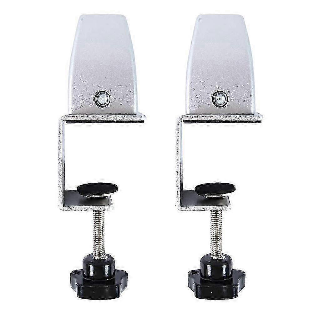 2Pcs Office Desk Divider Clamp Privacy Screen Bracket