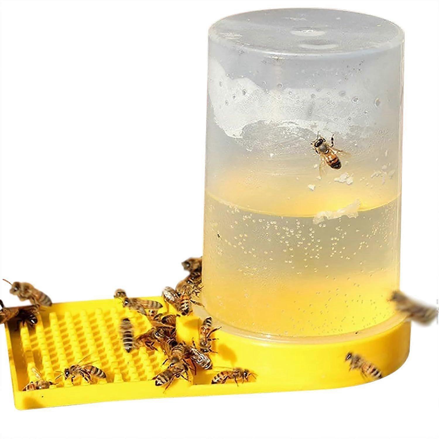 2PCS Bee Water Feeder, Plastic Hive Drinking Station