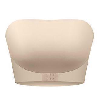 Seamless Strapless Bra for Women, Comfortable Non-Slip Full Coverage Bandeau Bra for Daily Wear, Sports, and Summer Parties