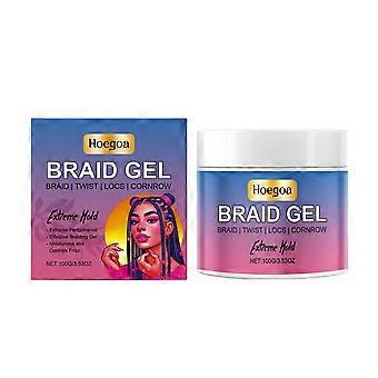 Gel per lo styling dei capelli intrecciati, nutriente, idratante, mantiene la lucentezza, cura dei capelli, trecce, styling dei capelli intrecciati 100 g