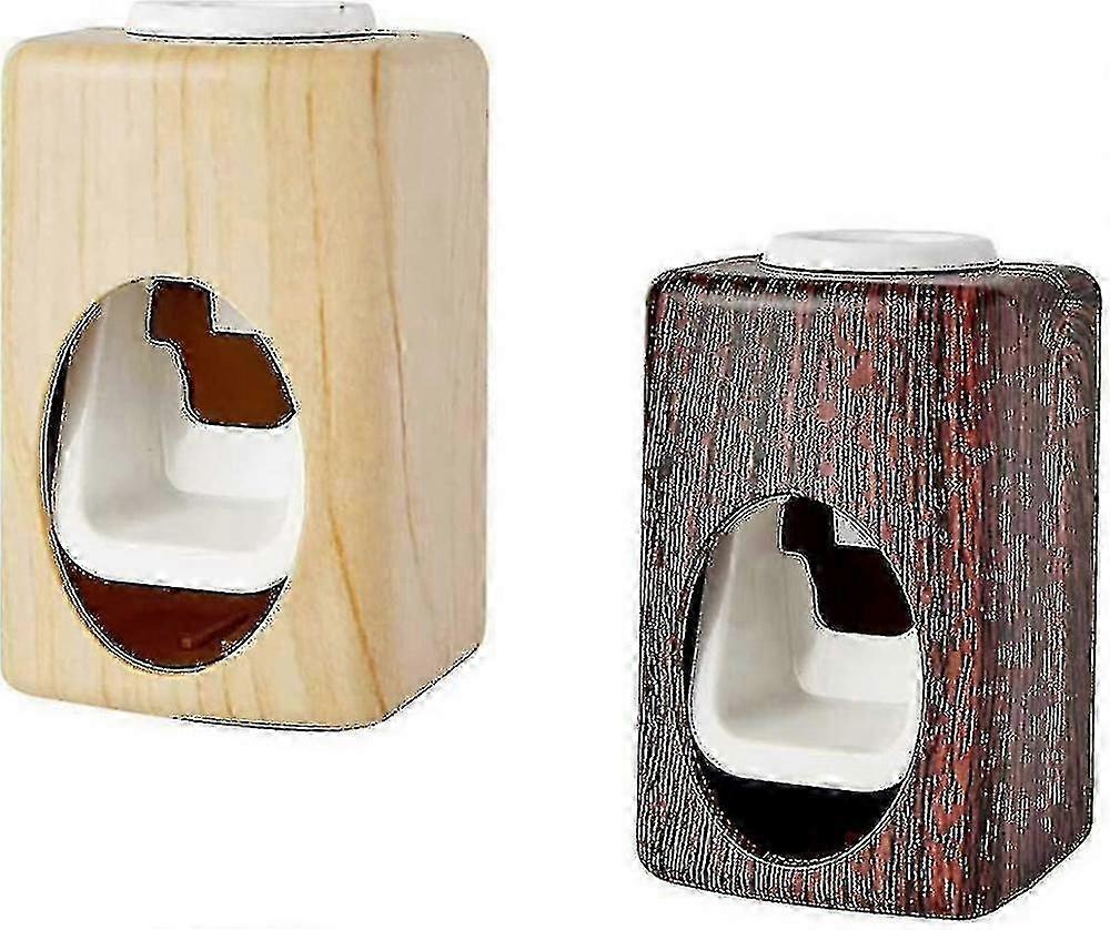 2 Pcs Toothpaste Squeezer Wall Mounted Automatic Toothbrush Holder Toothpaste Dispenser Automatic