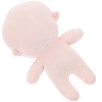 Plain Body Plush Doll Toy Suitable for Wedding and Daily Use Blank Doll for Diy Enthusiasts Beige Plush 1Pcs
