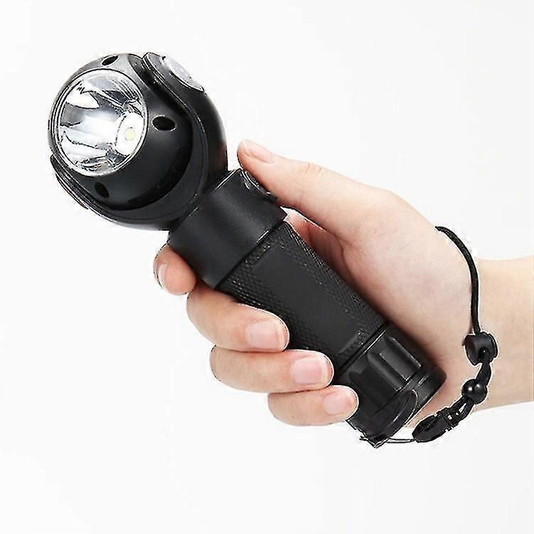 Led Glare Flashlight With An 18650 Battery