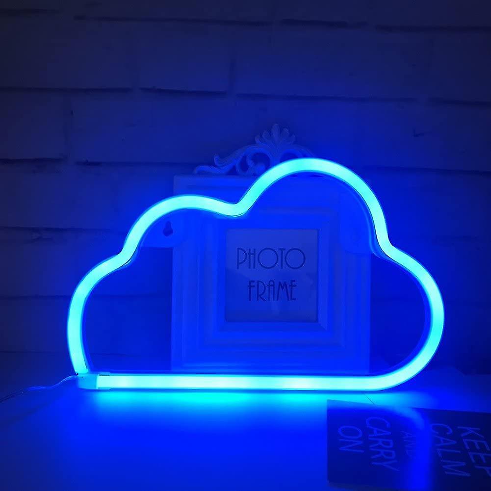 thumbnail image 1 of Luz de neón, letrero de nube LED, lámparas de relámpagos, platos de amor, labios, Lámpara, decoración de pared para Navidad, cumpleaños, 1 of 5