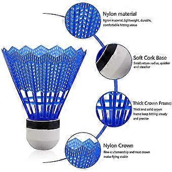 Lot de 24 volants de badminton en plastique avec tête en mousse, compatibles avec les activités sportives pour enfants et adultes.