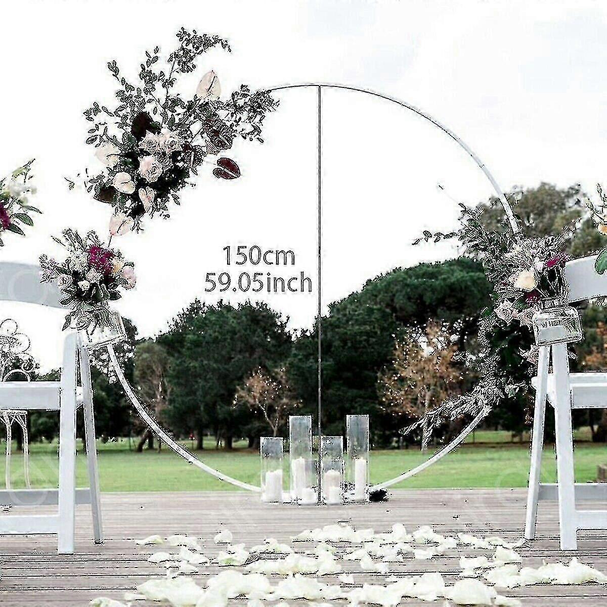 Large Balloon Arch Set Column Stand Base Frame Kit Wedding Decor