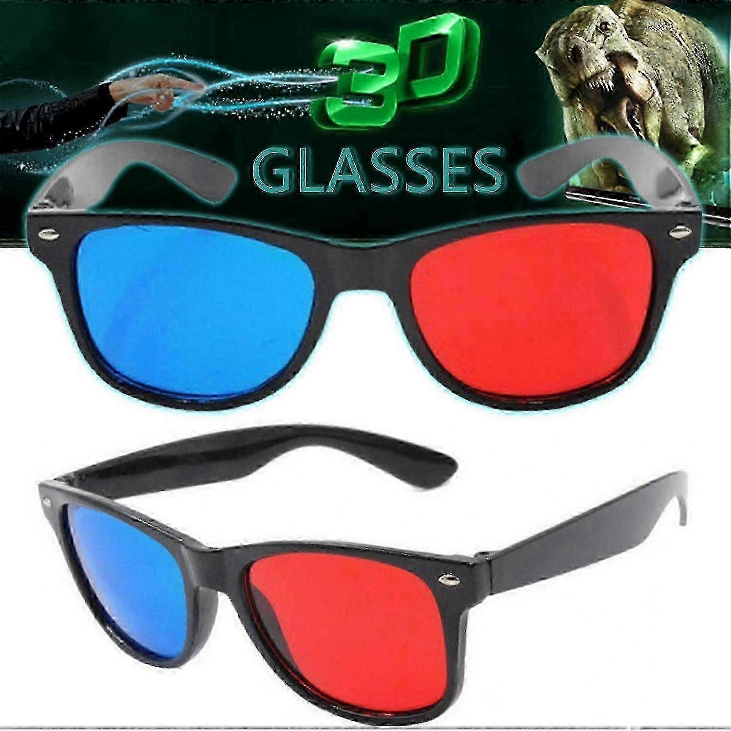 Stereoscopic Red Blue 3D Glasses Foldable