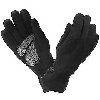 Polaire d’hiver chaud en plein air sports cyclisme antistatique écran tactile gants pour hommes et femmes (noir M)