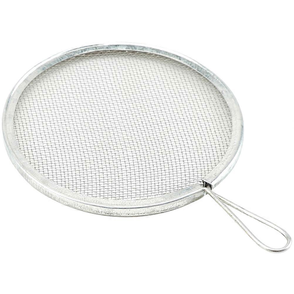 Mud Filtering Griddle Portable Mud Filter Mesh 1Pcs Silver Pottery Tool