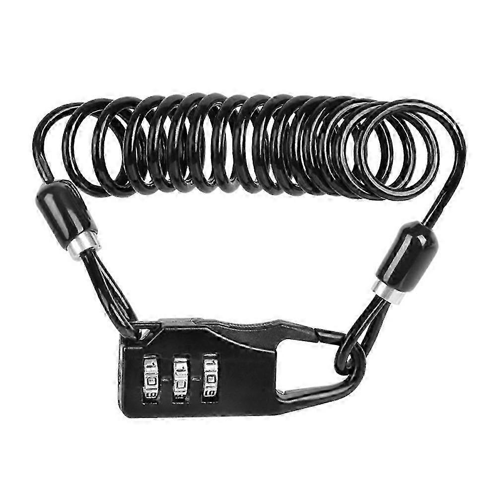 Telescopic 3-Digit Helmet Lock