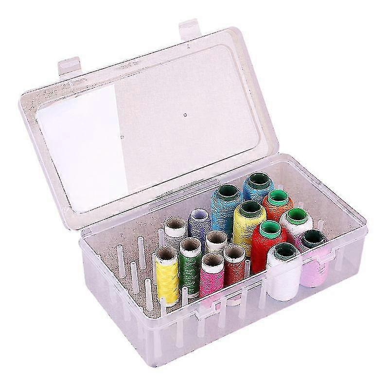 Durable 42-Pin Transparent Thread Organizer