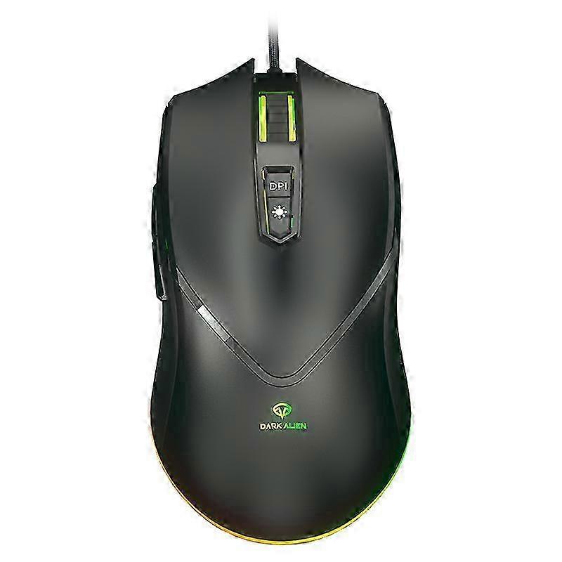 Wired RGB Optical Mouse 6 Button 4 Way