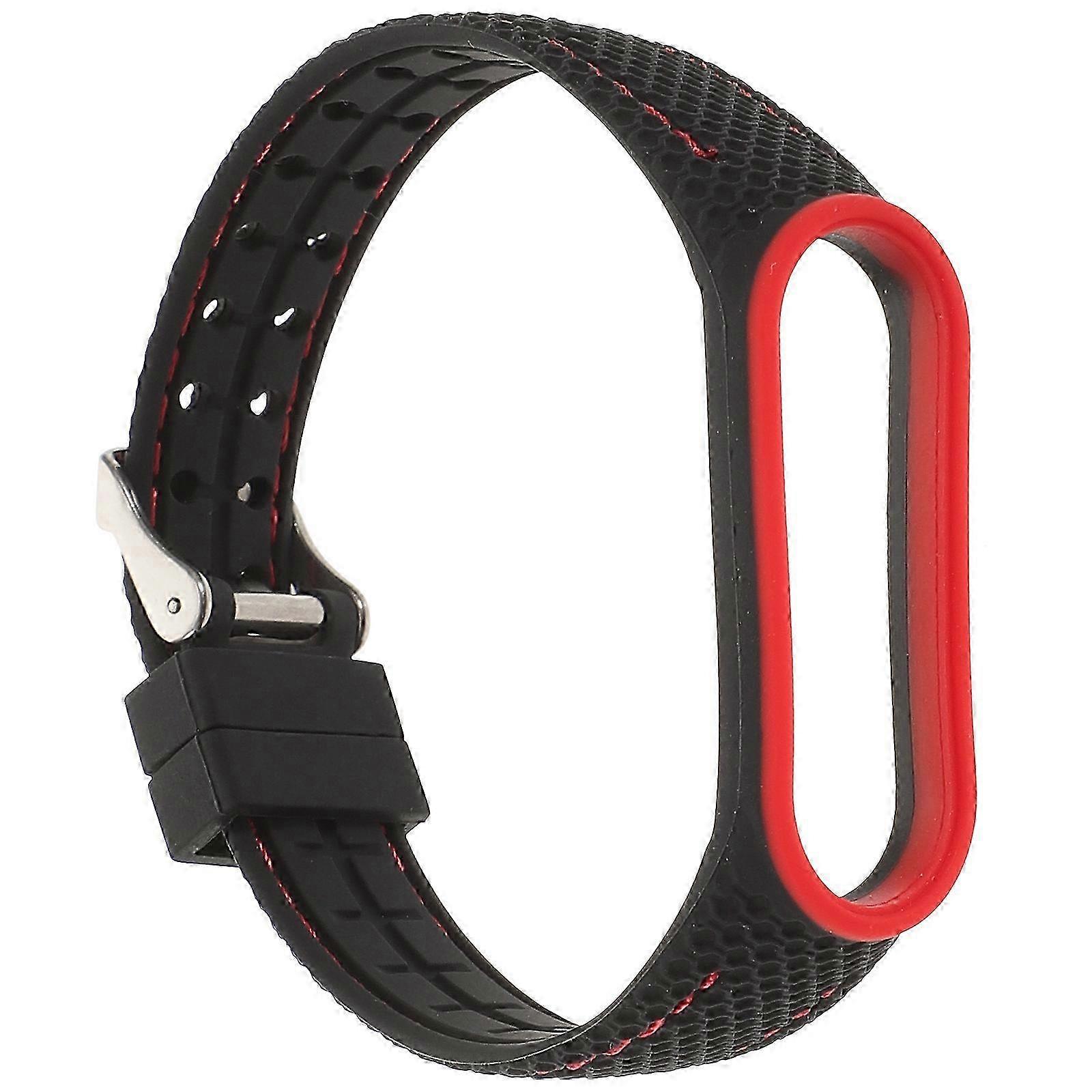 Wear-resistant Replaceable Watchband Compatible with Mi Band 5/6