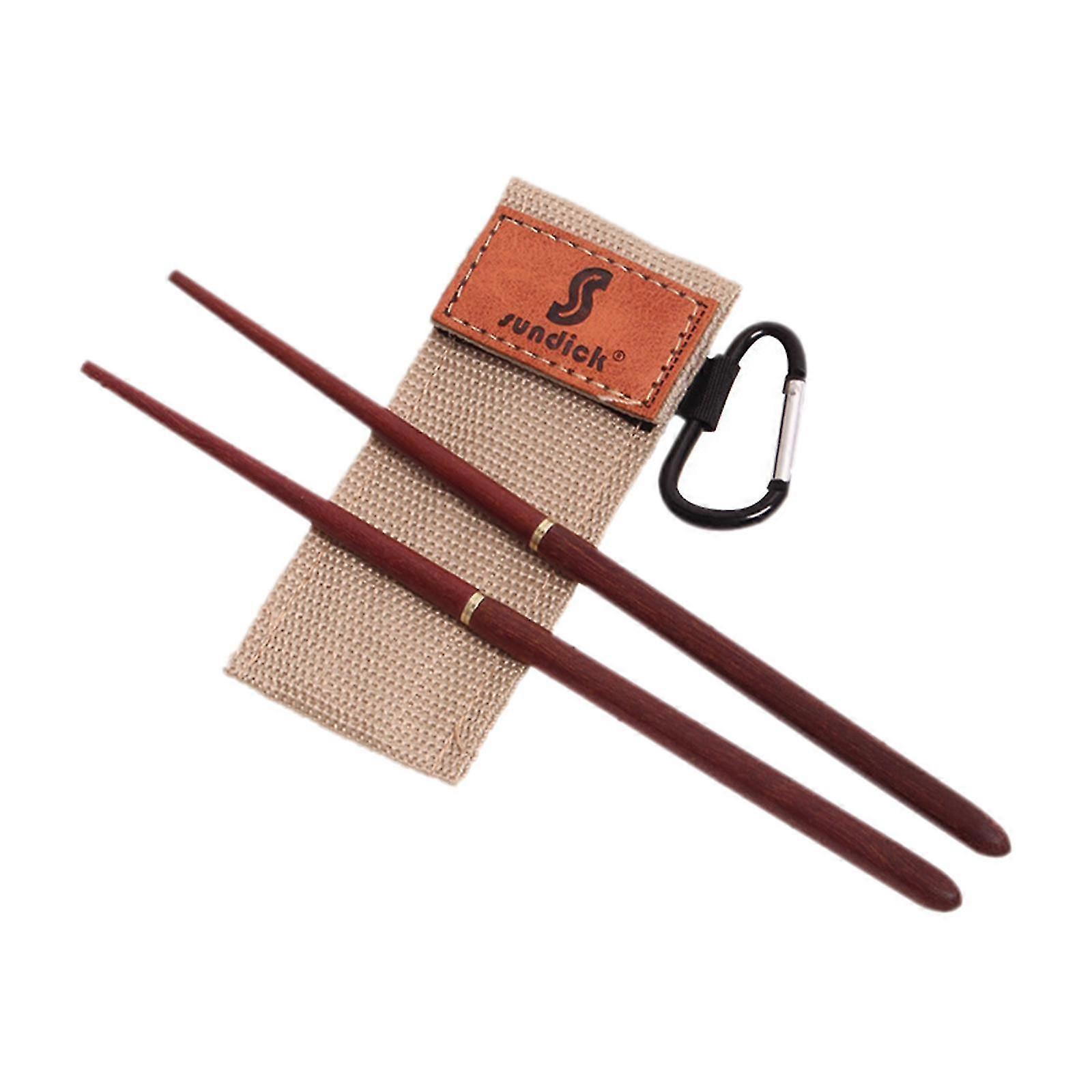 Compact Foldable Wooden Chopsticks