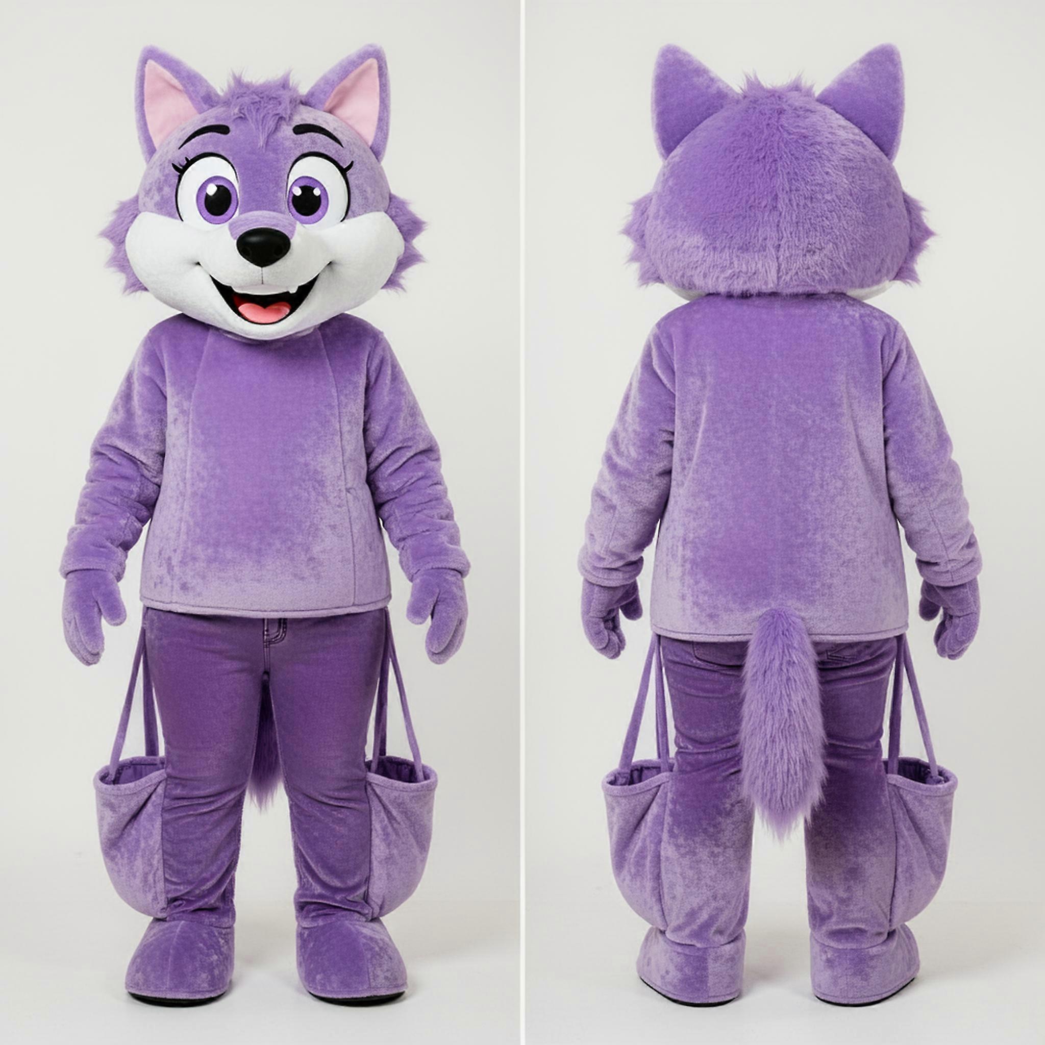 MASTICOT Lavender Soft Say Wolf Mascot