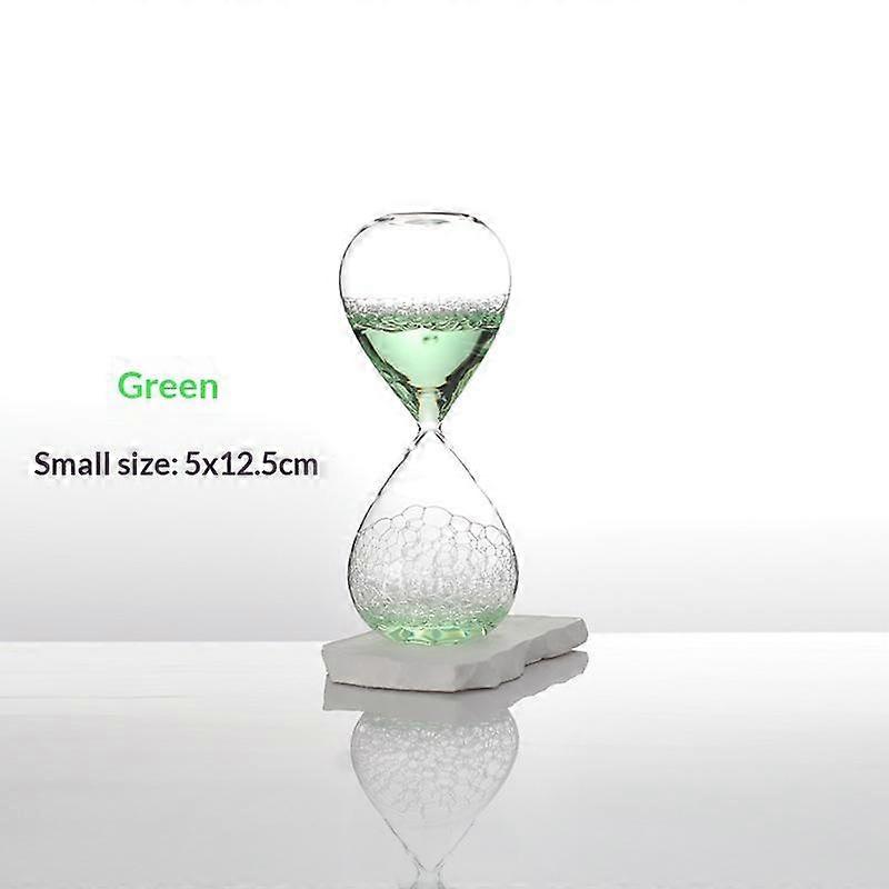 Bubble Singing Crystal Timer Handmade Craft Desktop Decor Smooth Surface for Home Office Study Table Ornament