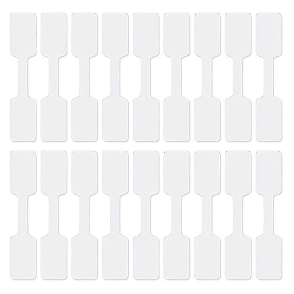 100pcs Self-Adhesive Cable Labels Writable Wire Tags Reusable Wire Labels