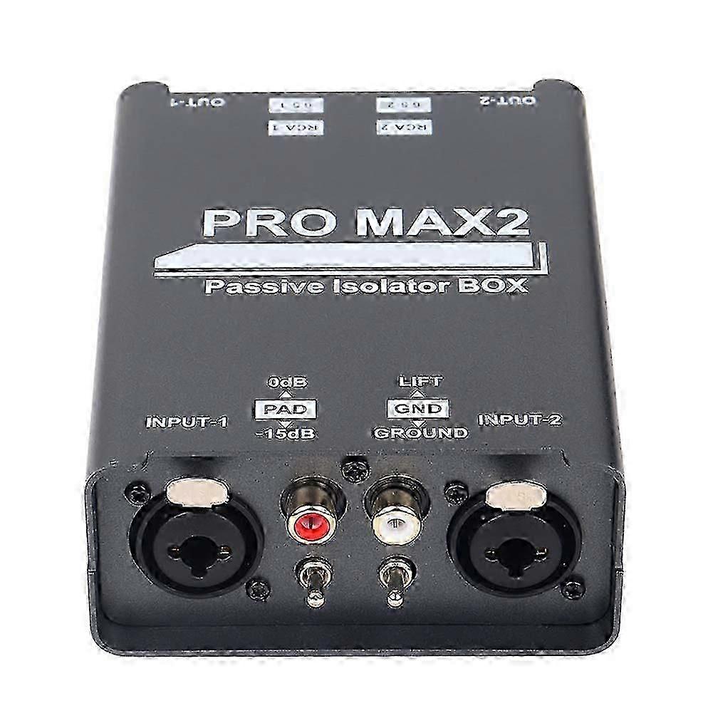 2-Way o Isolator o Current Noise Eliminator XLR 6.5 Lotus Isolator Mixer Live Broadcast COS