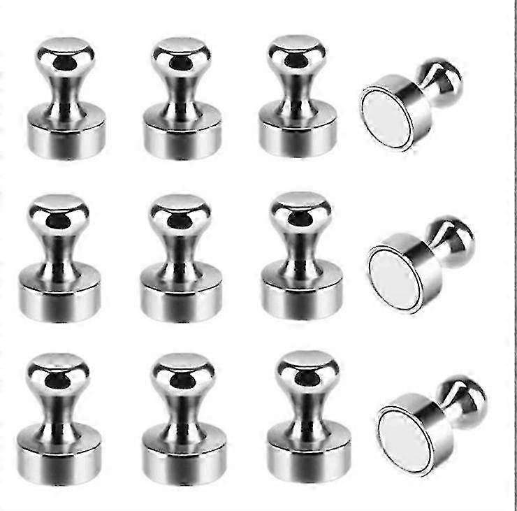30 Pcs Practical Metal Push Pin Magnets