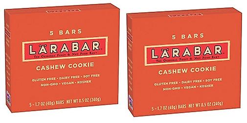 Larabar Cashew Cookie Obst & Mutter Essen Bar 2-Box-Pack